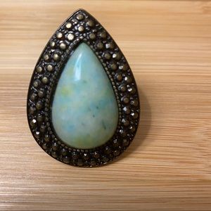 SAMANTHA WILLS Bardot Jade Stone Ring